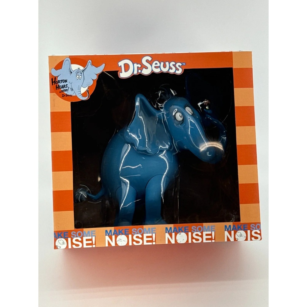 Dr Seuss Horton Hears A Who Dark Blue Figure Boxed Large Collectible Rare HTF